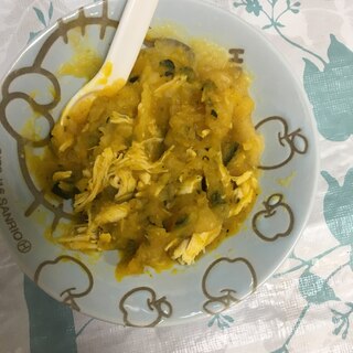 離乳食後期に☆かぼちゃと鶏のささみとじゃがいも☆